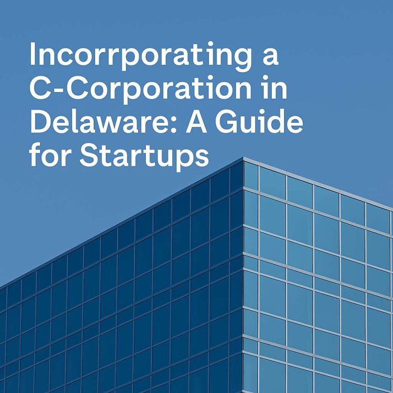 Incorporating a Delaware C-Corporation